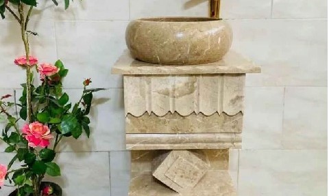 تصویر 3 از قیمت خرید روشویی سنگی طبیعی با فروش عمده